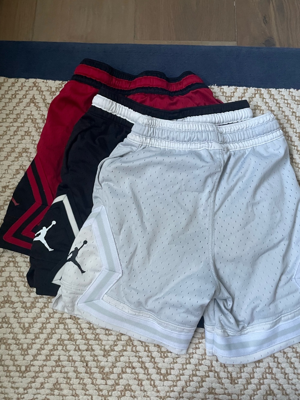 3-pack bundle air Jordan youth shorts, size small - Picture 2 of 4
